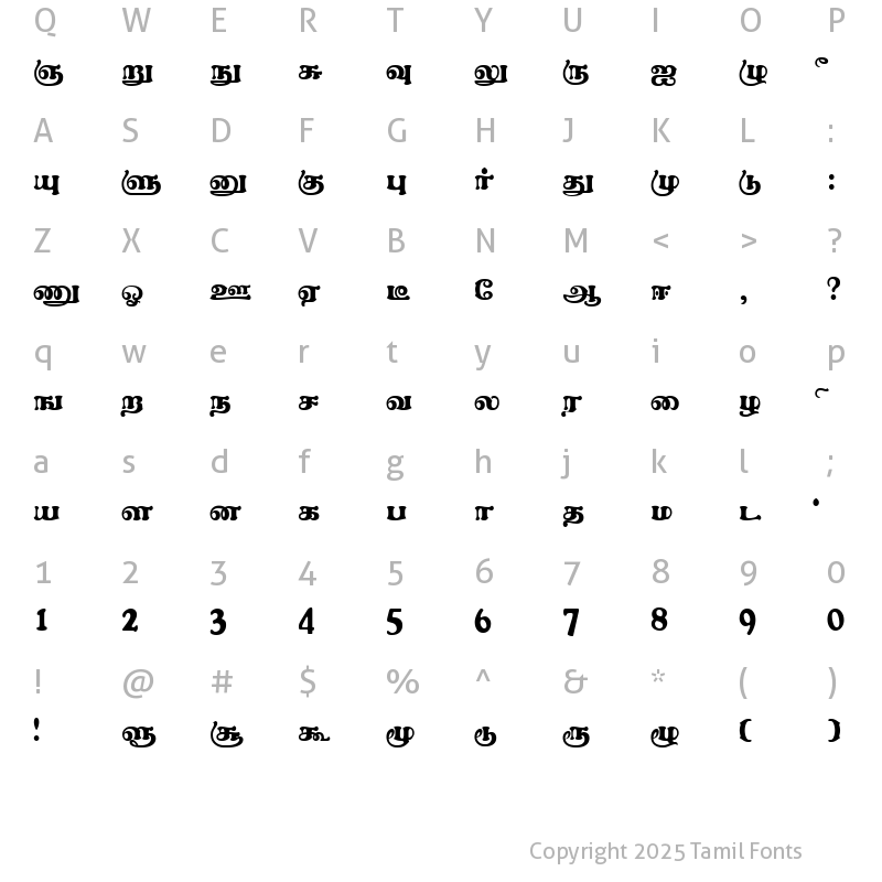 Character Map of Alankaram Plain